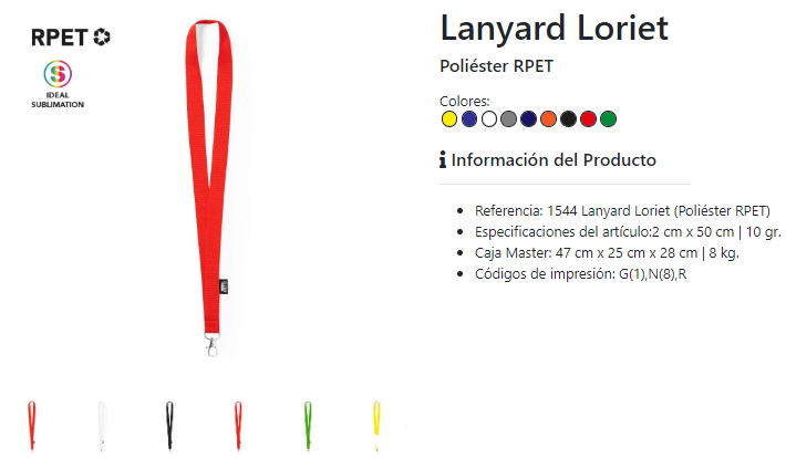 Lanyard Loriet