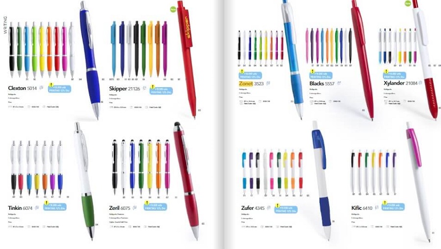Bolígrafos baratos publicitarios