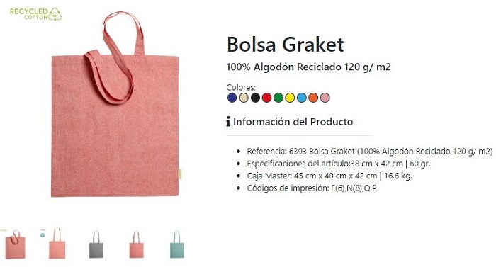 Bolsas de materiales sostenibles