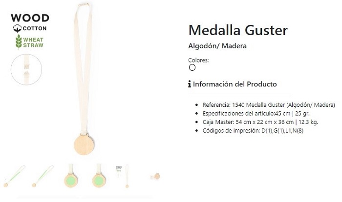 Medallas de madera 