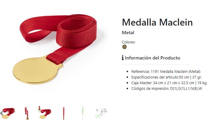 Medallas doradas