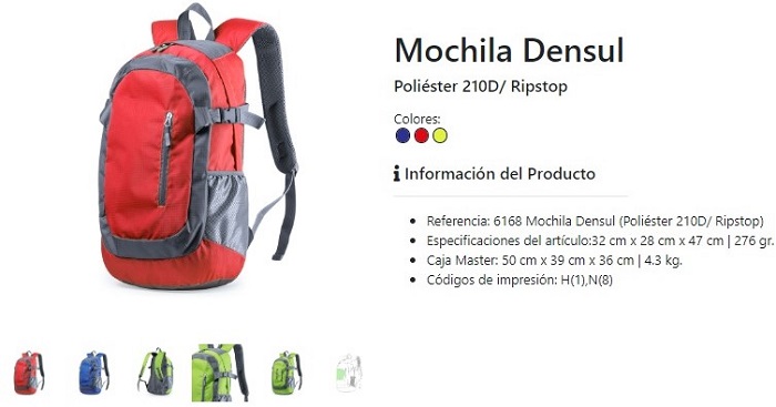 Mochilas para excursionista personalizadas