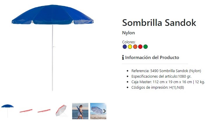 Sombrillas originales plegables