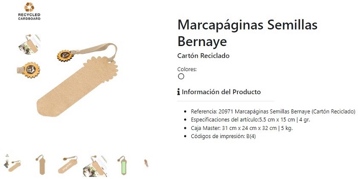 Marcapáginas ecológicos