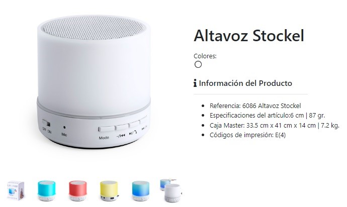 Altavoces baratos personalizados