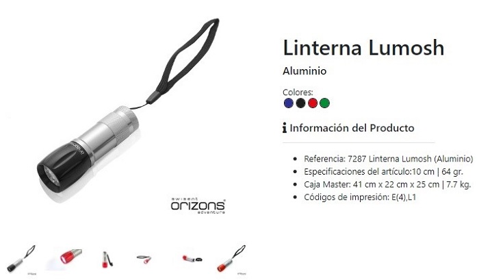 Linternas de aluminio