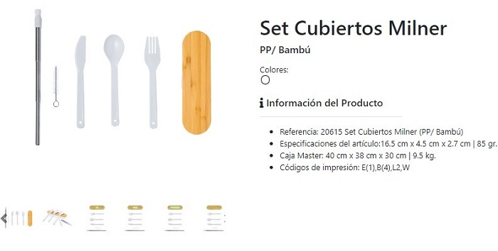 Cubiertos para regalar