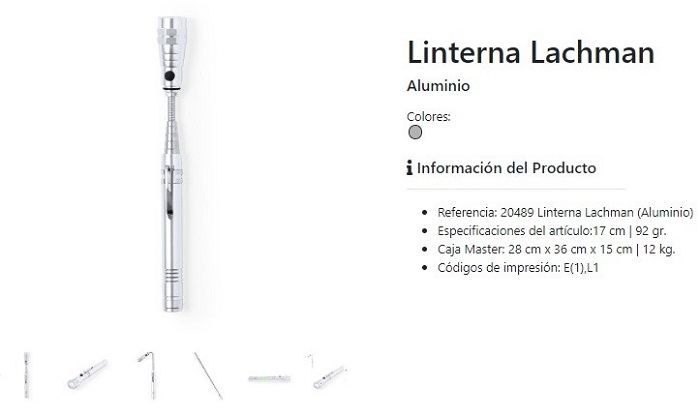 Linternas con luces led