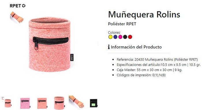 Muñequeras personalizadas