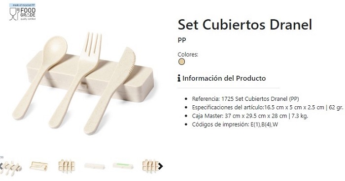 Set de cubiertos personalizados