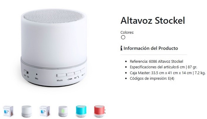 Altavoces bluetooth personalizados