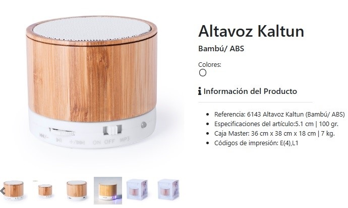 Altavoces bluetooth