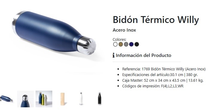 Bidones térmicos promocionales