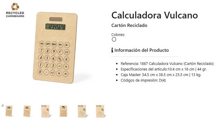 Calculadoras para escritorio