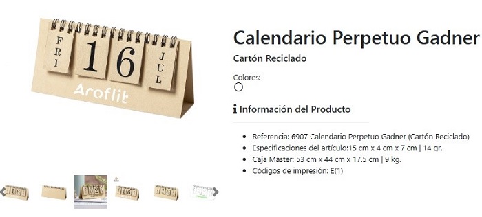 Calendarios para escritorio