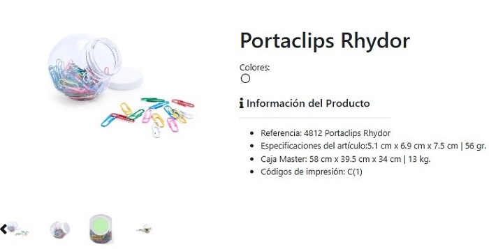 Porta clips para escritorio