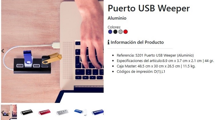 USB promocionales