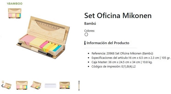 Set de oficina personalizado