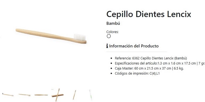 Cepillos de bambú